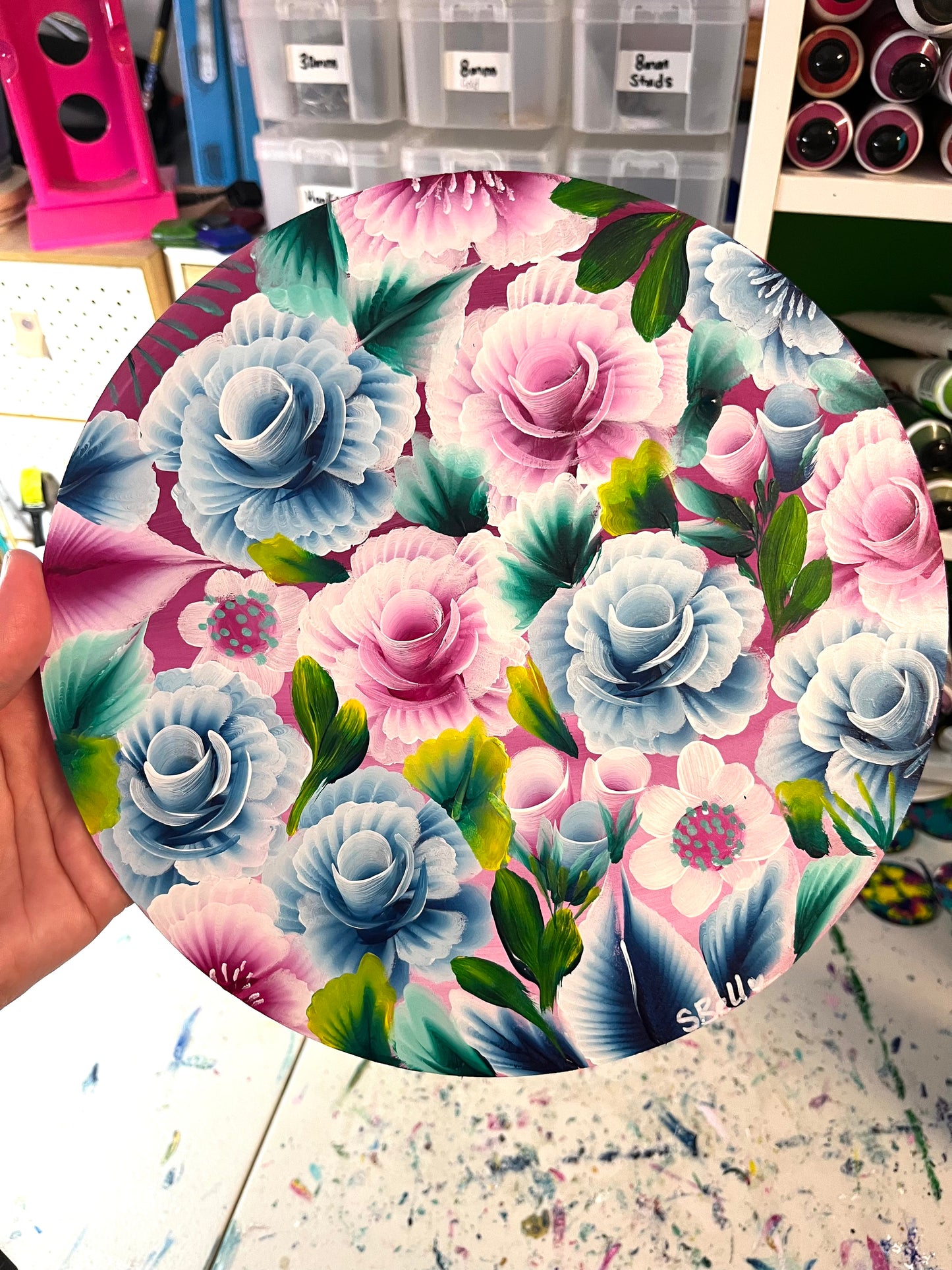 Floral Wall Art Roundies