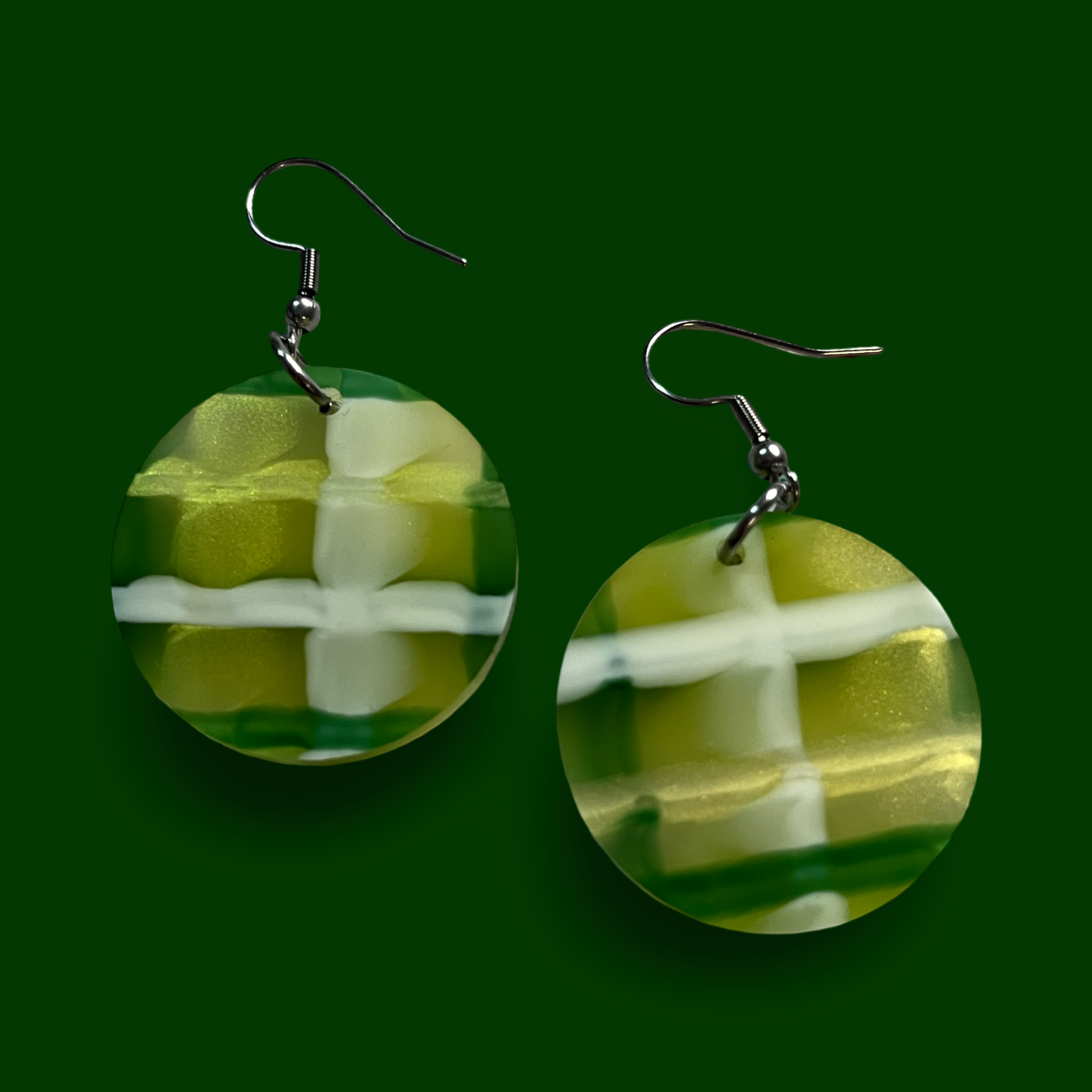 Green n Gold Plaide Hook