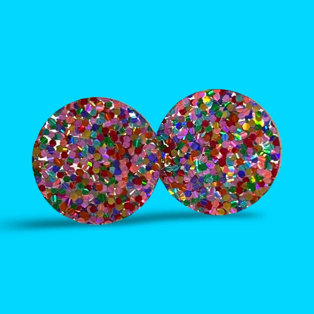 Pink Confetti Sparkles (2cms)