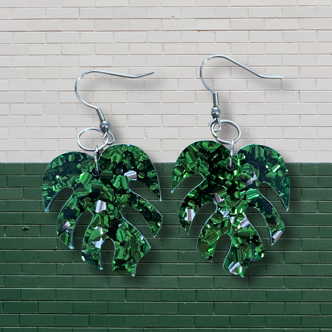 Green Foil Monstera Leaves