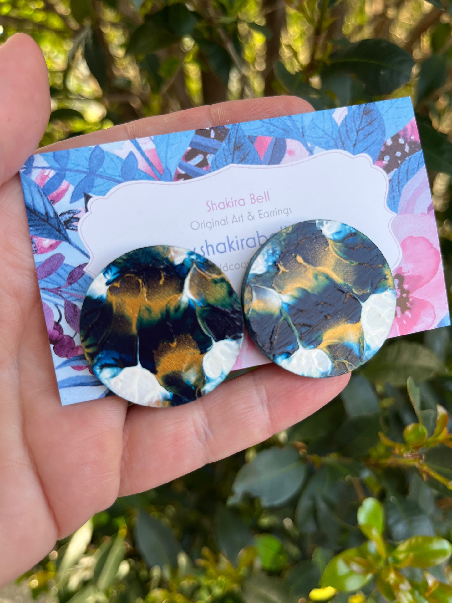 Big Beauty circle 40mm Stud Earrings