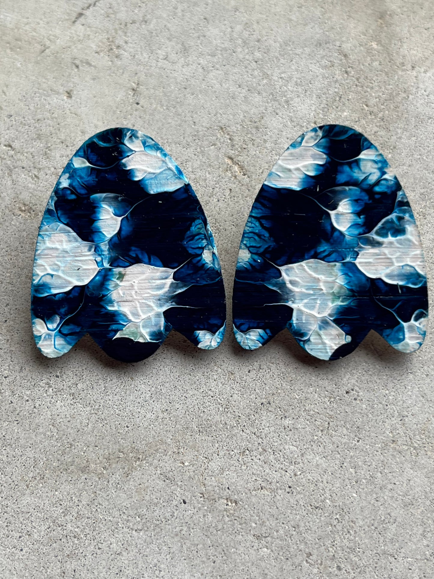 Statement Flower 40mm Stud Earrings