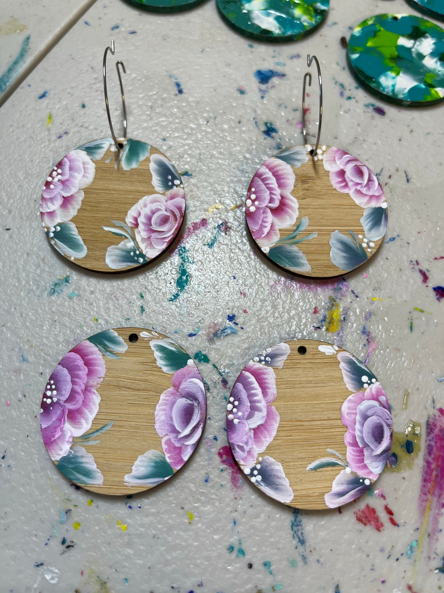 Floral Hoops