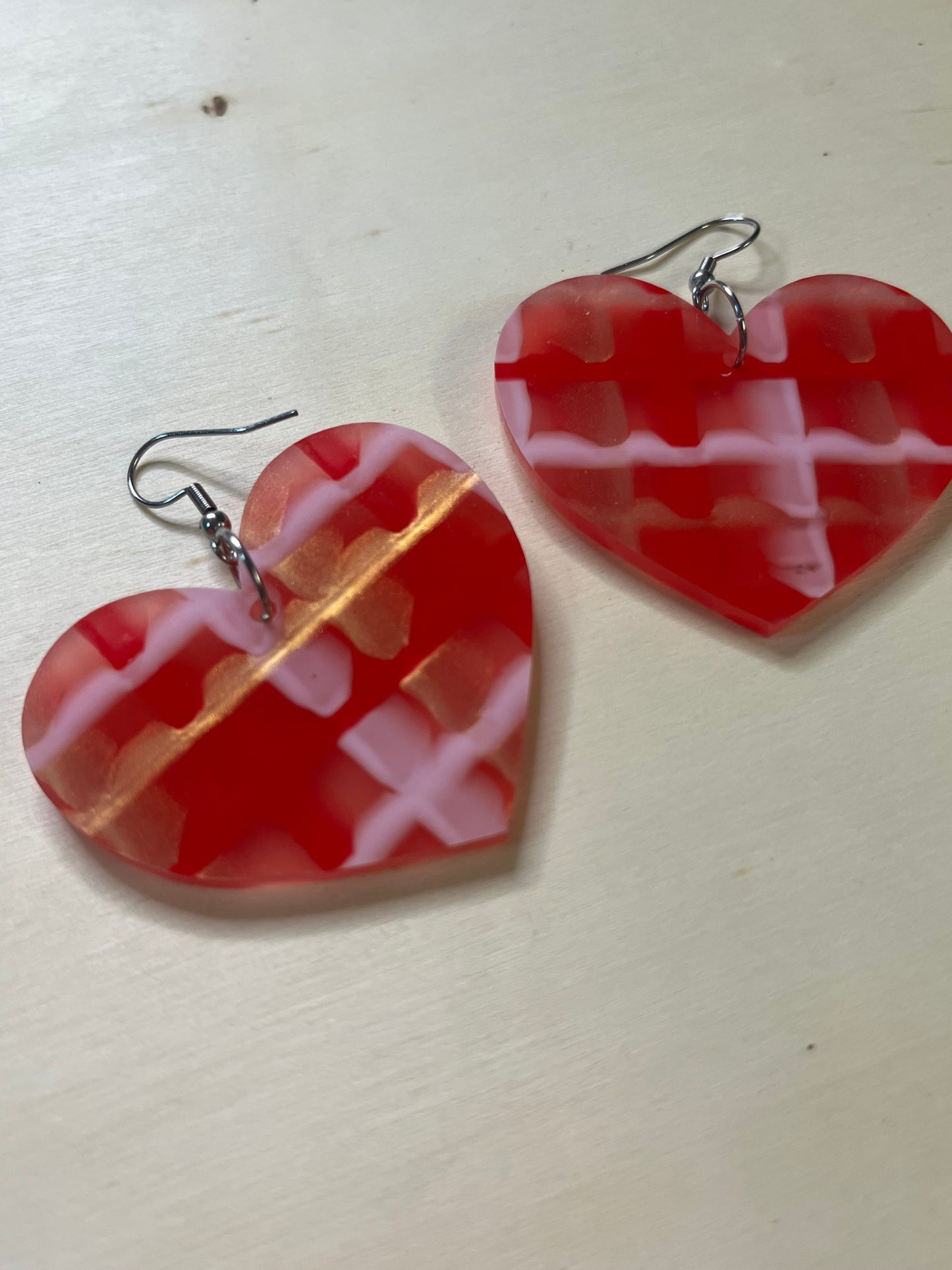 Big Hearts Red, Pink & Gold Hook