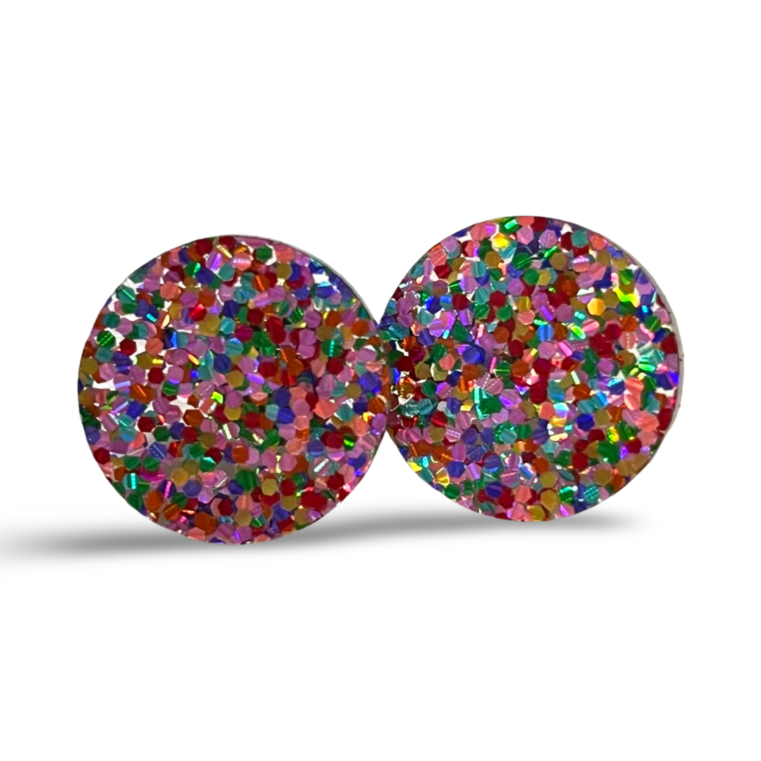 Pink Confetti Sparkles (2cms)