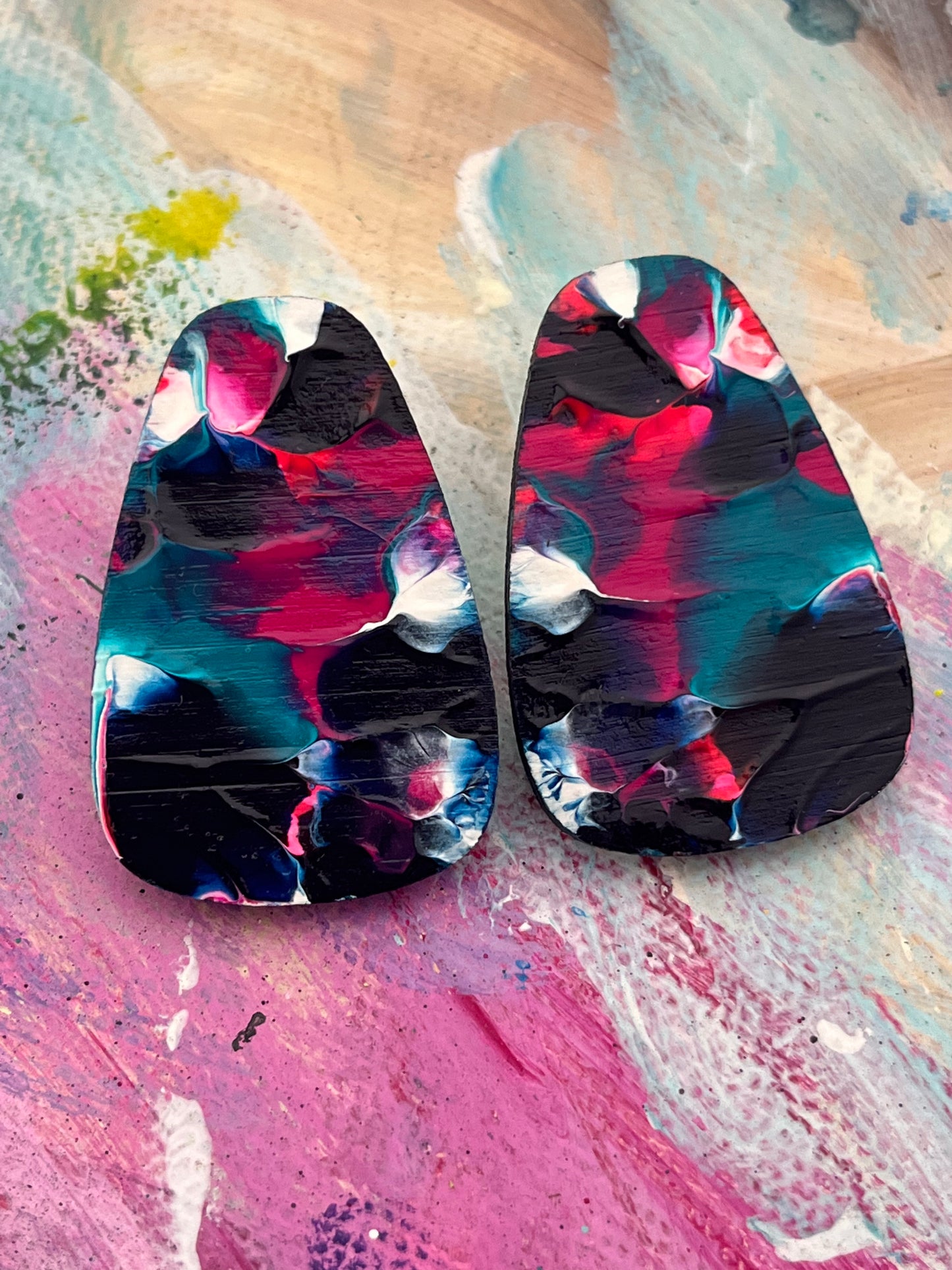 Statement Drop 40mm Stud Earrings