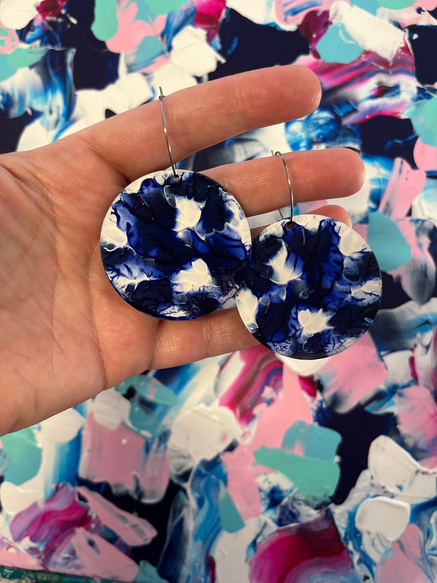 Ocean Arty Hoops 50mm