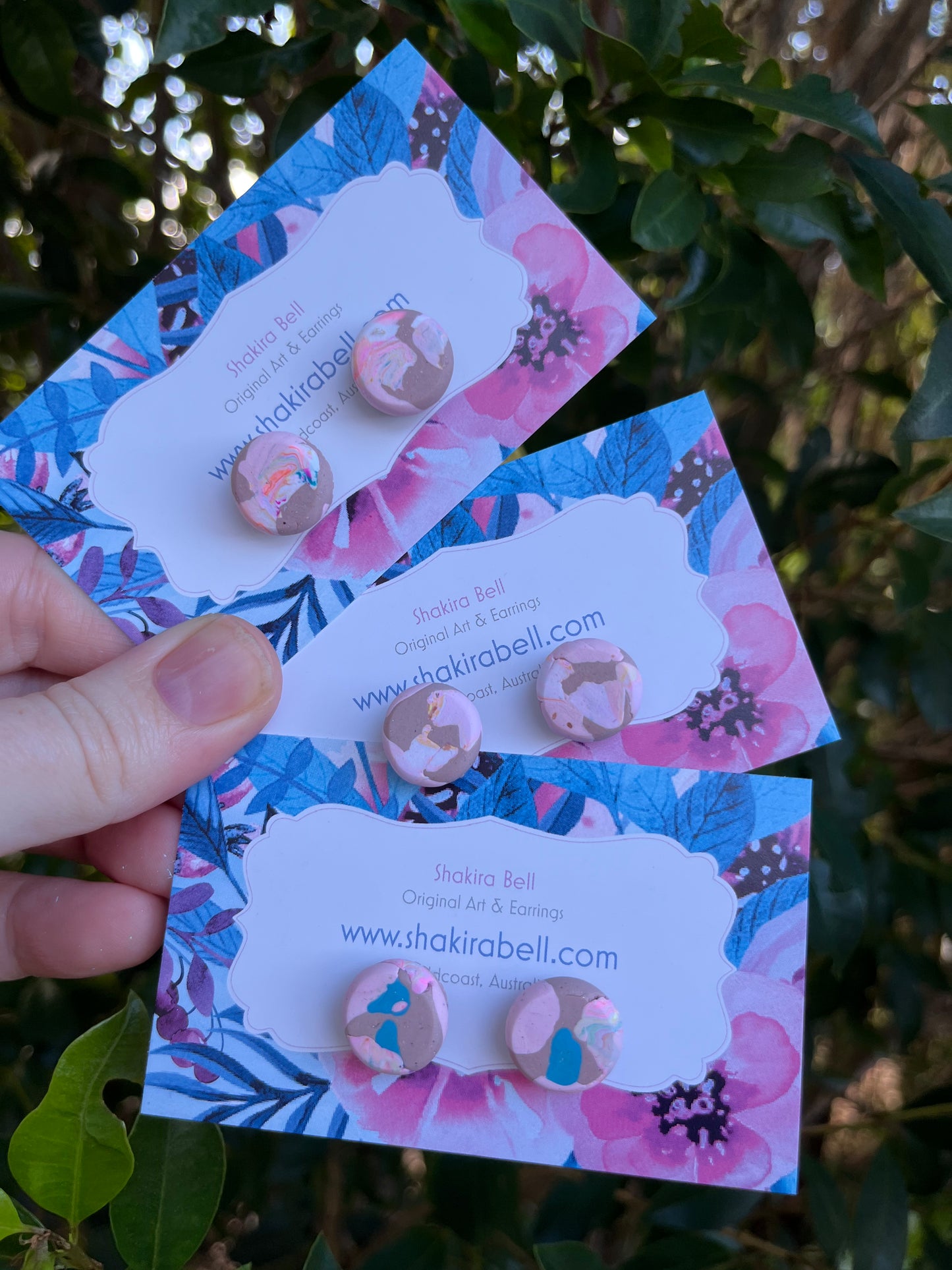 PolymerClay POP Rocks studs