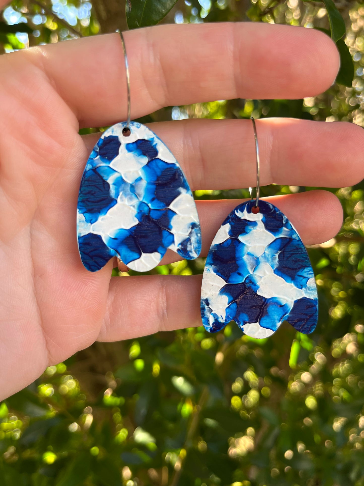 Ocean Abstract Arty Bluebell Hoops