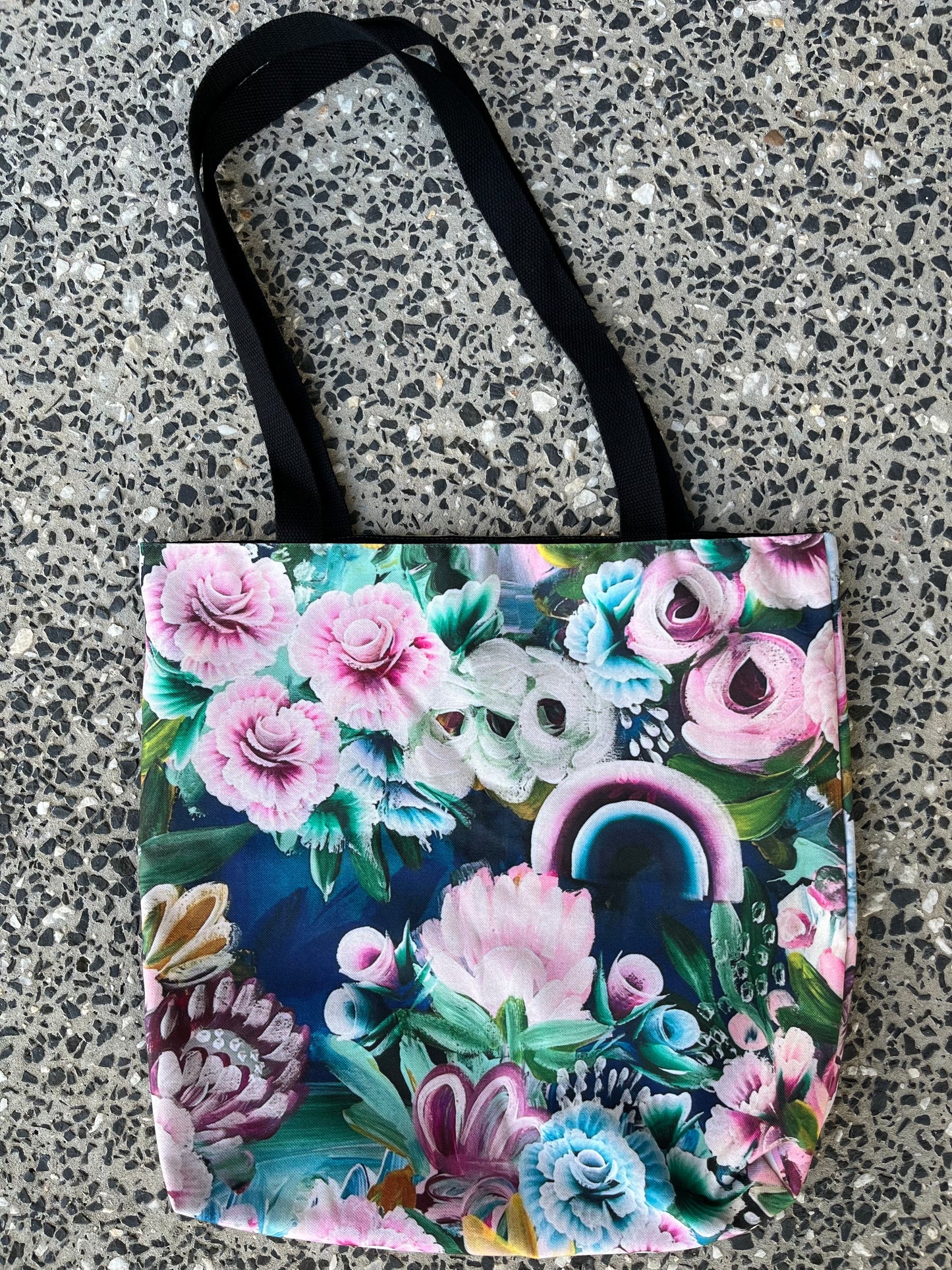 Floral Arty Tote Bags (Med)