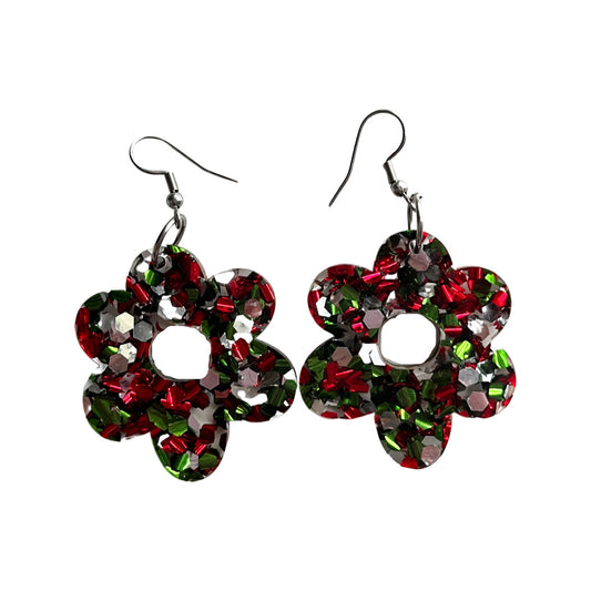 Funky Foil Flower Hooks In Christmas 🎄