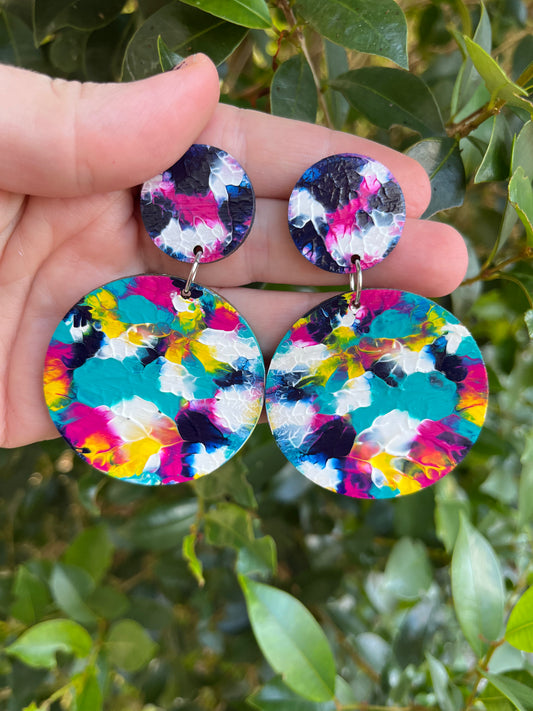 Colourful Statement Dangles