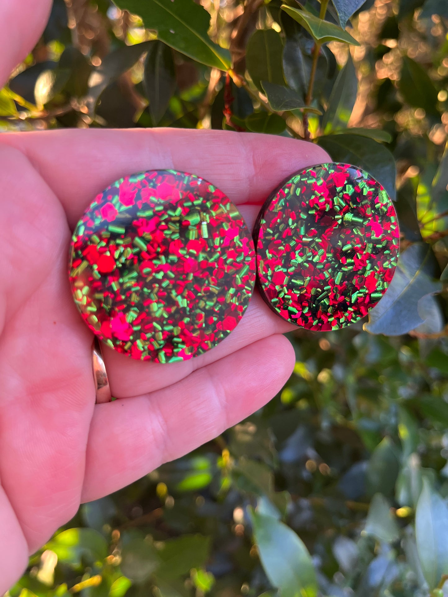 Christmas Time Mega Statement Studs