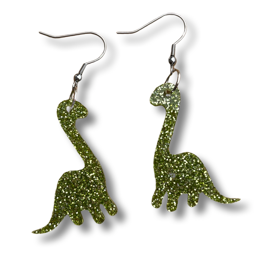 Light Green glitter Dinosaur 🦕