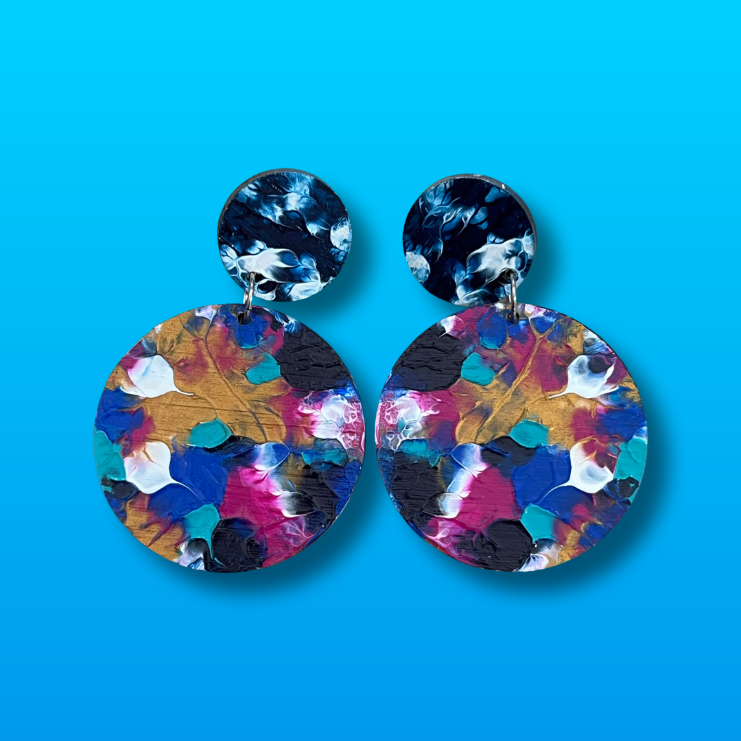 Ocean 🌊 Colours Statement Dangles