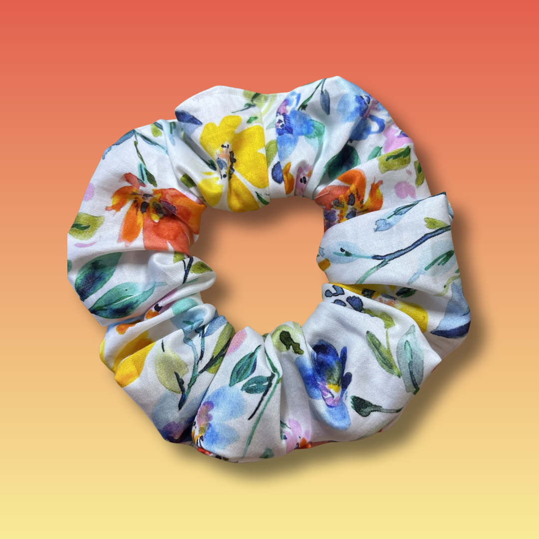 Colour lover Floral Scrunchie