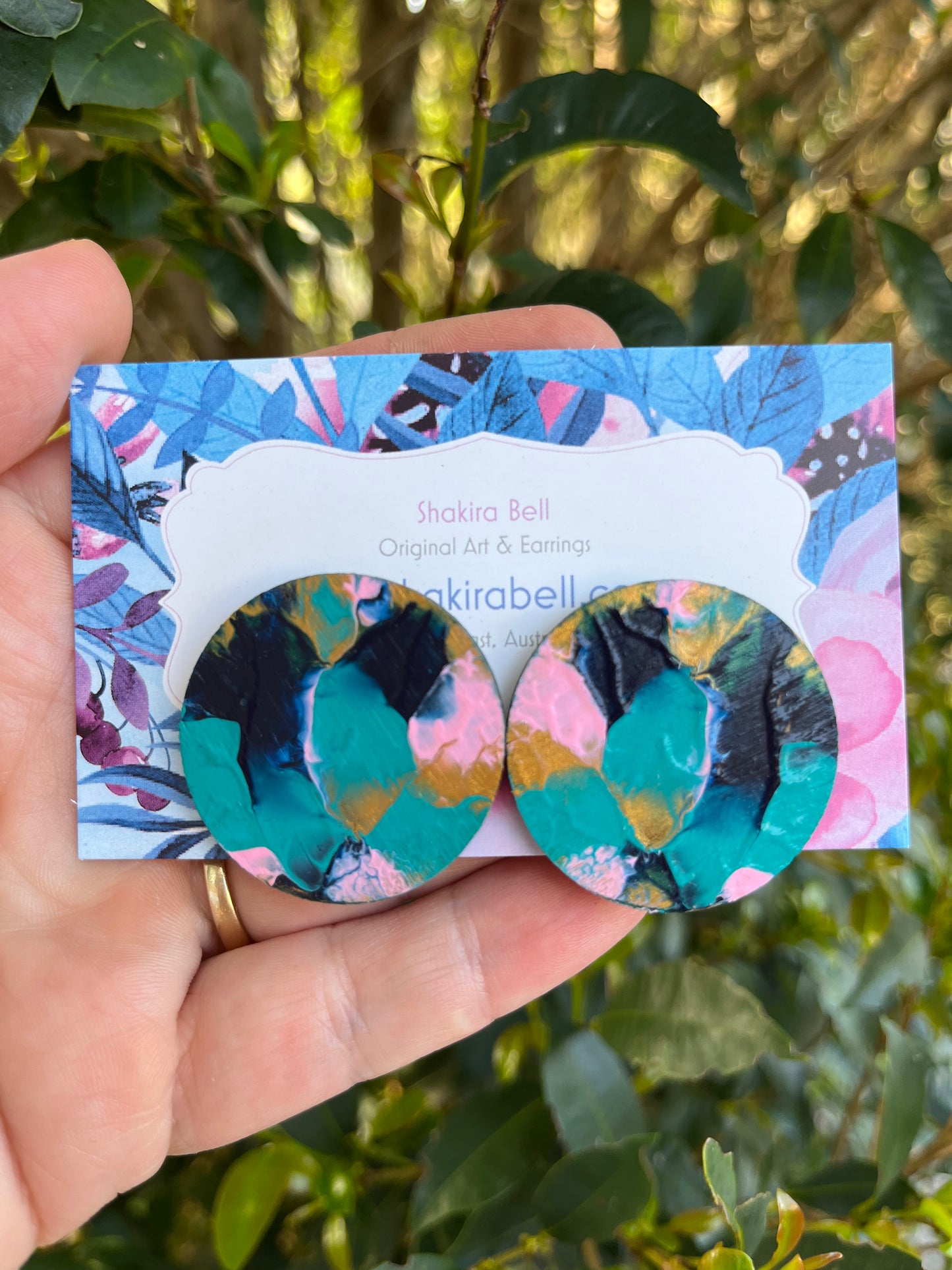 Big Beauty circle 40mm Stud Earrings