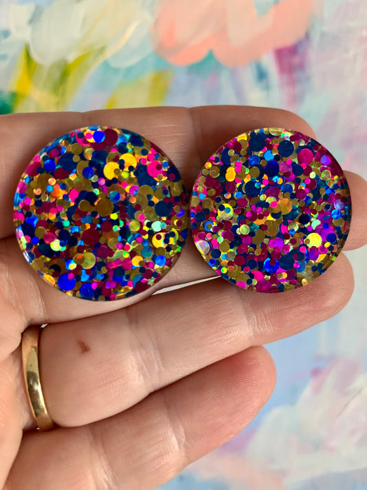 Luna Party Statement Studs