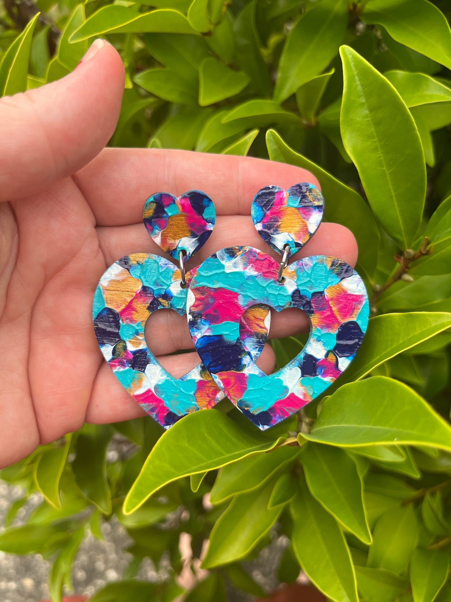 Arty LoveHearts Earrings