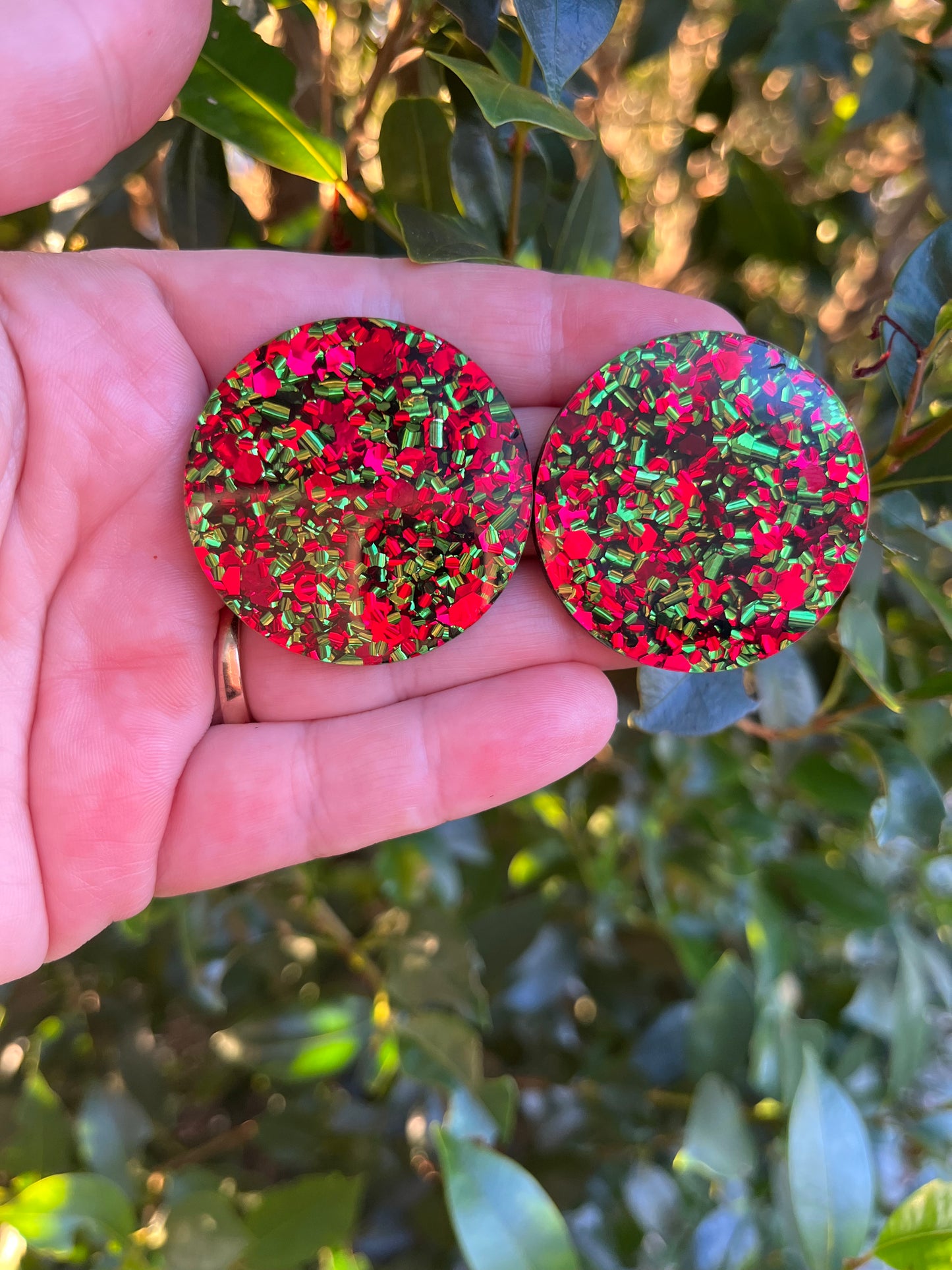 Christmas Time Mega Statement Studs
