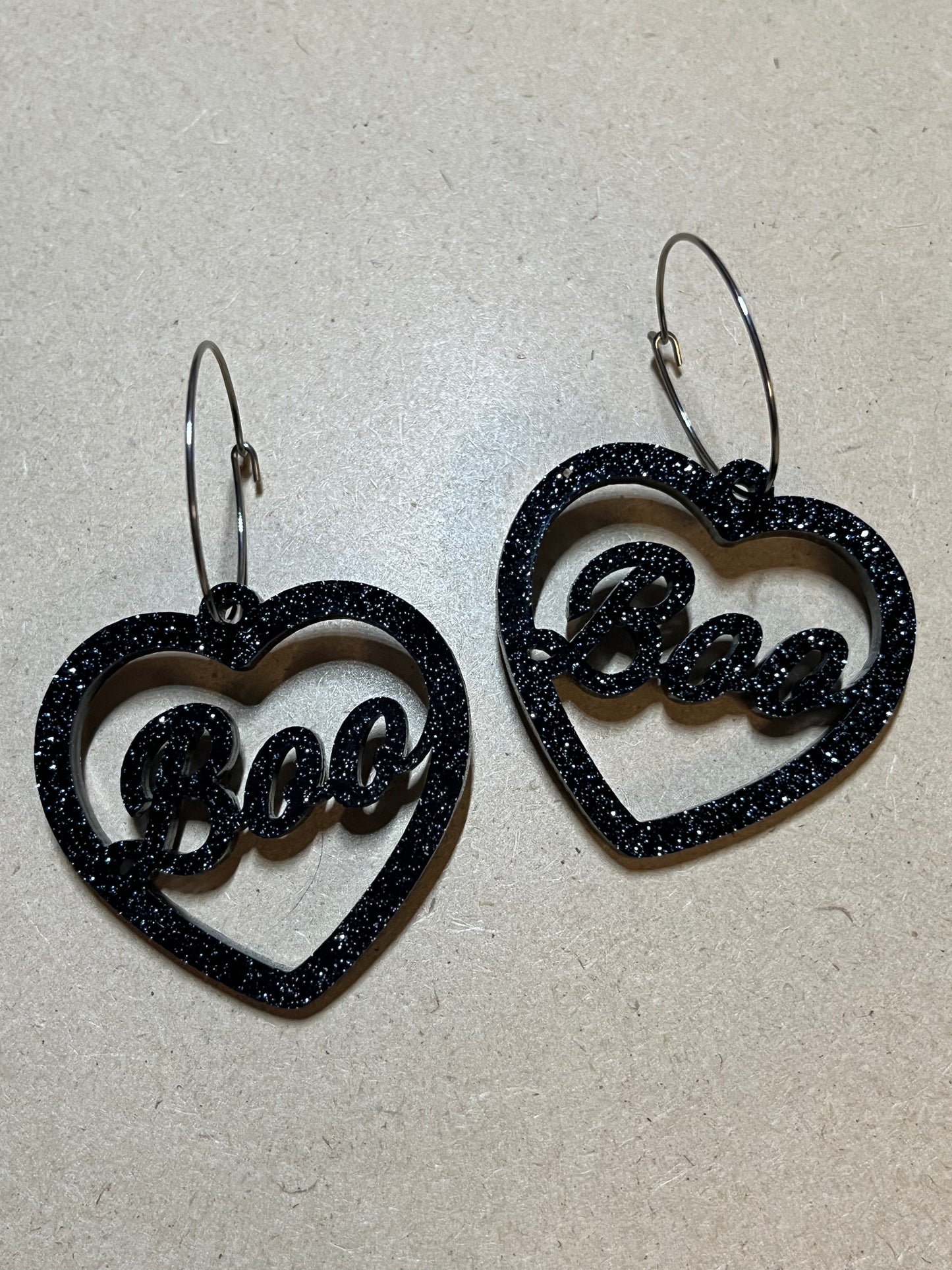 Spooky Boo 👻  Hoop Earrings