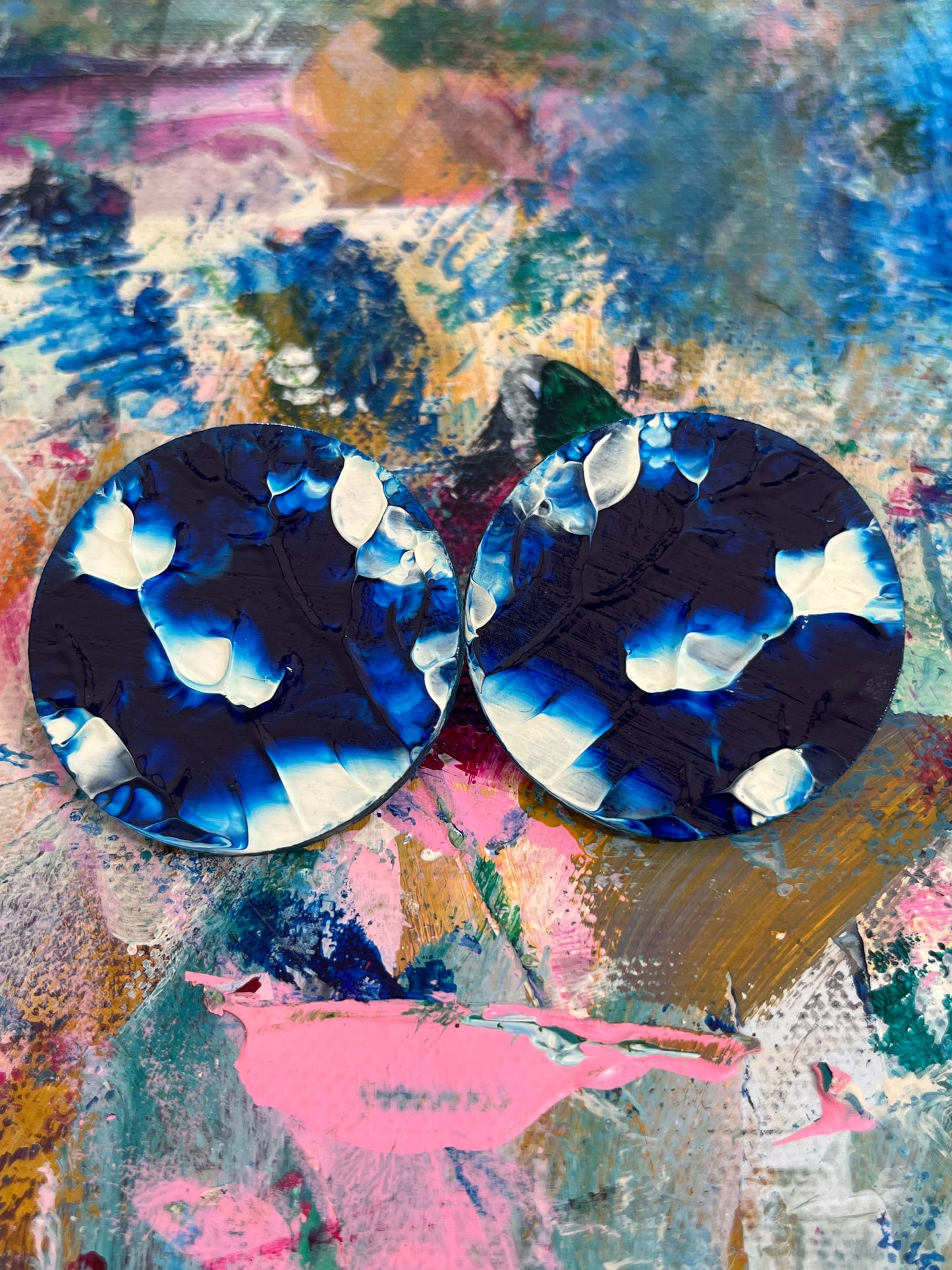 Big Beauty circle 40mm Stud Earrings