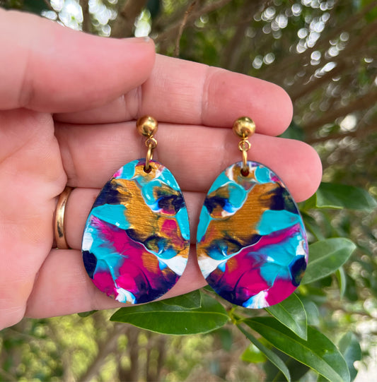 Arty Drop Drops Ball top Dangles