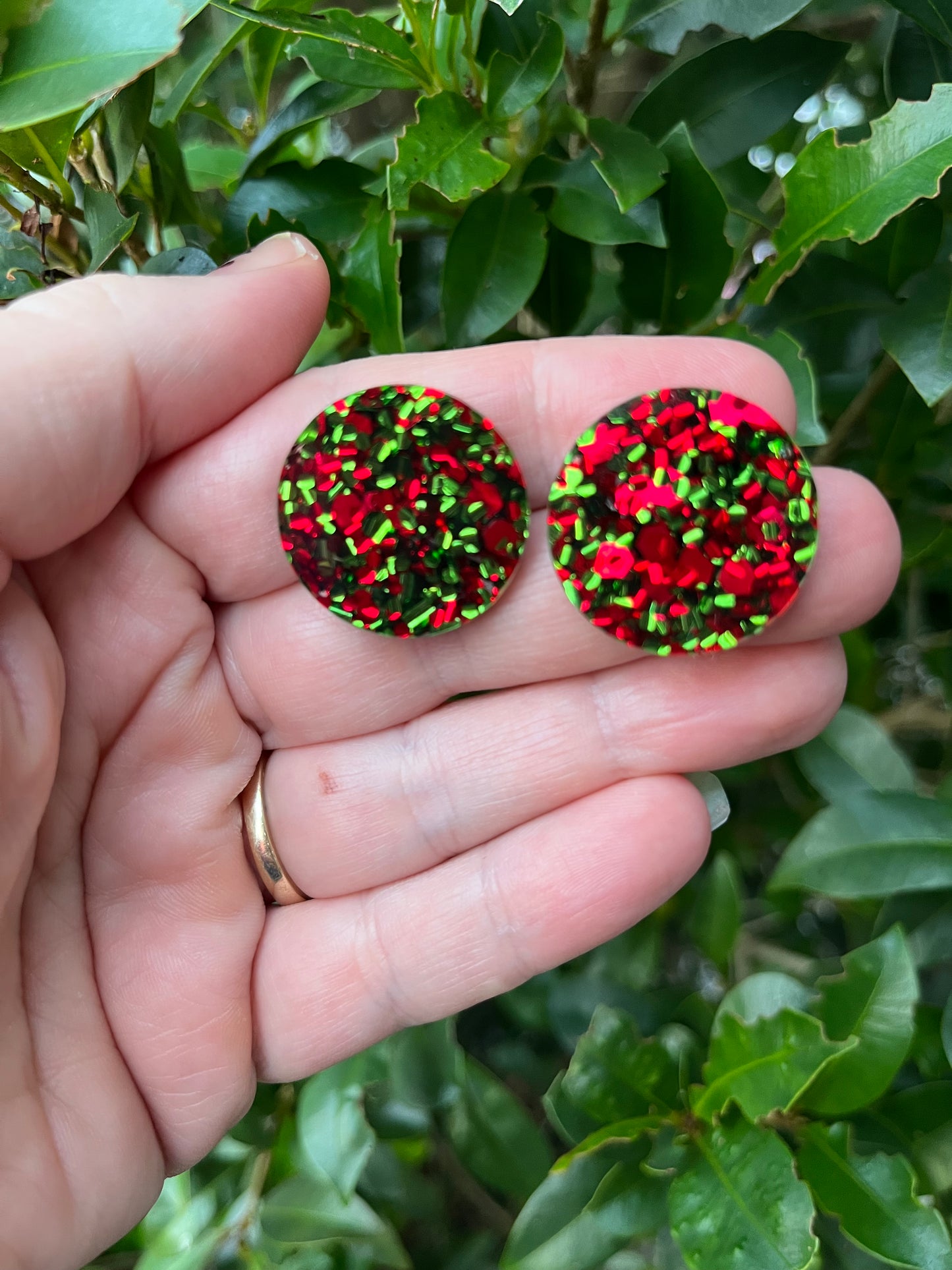 Christmas  Statement Studs